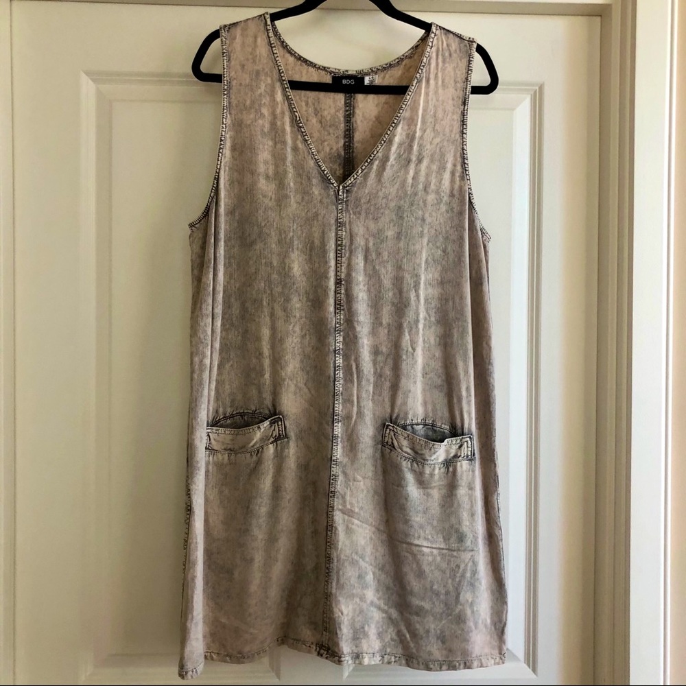 BDG Chambray Shift Dress